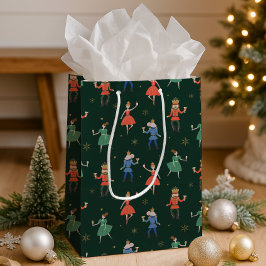 Nutcracker Cocktail Party Christmas Medium Cadeauzakje