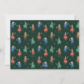 Nutcracker Cocktail "Sending Cheer" Photo Collage Feestdagenkaart (Achterkant)