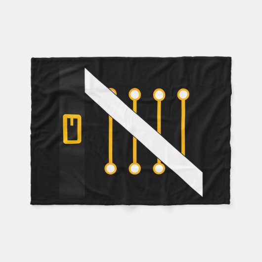 Nutcracker Costume Uniform Matching Toy Soldier Ha Fleece Deken (Voorkant (Horizontaal))