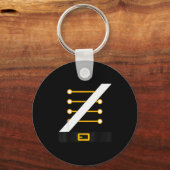 Nutcracker Costume Uniform Matching Toy Soldier Ha Sleutelhanger (Voorkant)