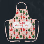 Nutcracker Cute Pink kerst Schort<br><div class="desc">Nutkraker Cute Pink-kerstpron</div>