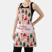 Nutcracker Cute Pink kerst Schort (Insitu)