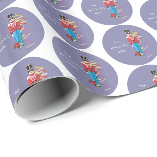 Nutcracker Dance Ballet Performance Gefeliciteerd Cadeaupapier (Rol Hoek)