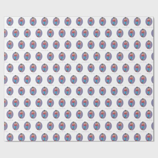 Nutcracker Dance Ballet Performance Gefeliciteerd Cadeaupapier (Vlak)