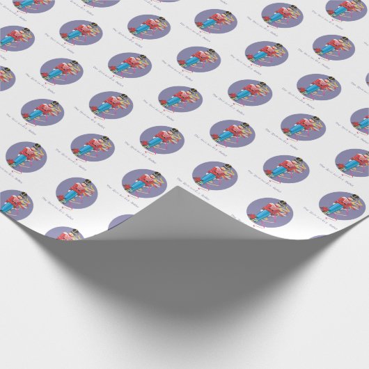 Nutcracker Dance Ballet Performance Gefeliciteerd Cadeaupapier (Hoek)