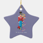 Nutcracker Dance Ballet Performance Gefeliciteerd Keramisch Ornament (Voorkant)