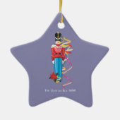 Nutcracker Dance Ballet Performance Gefeliciteerd Keramisch Ornament (Achterkant)