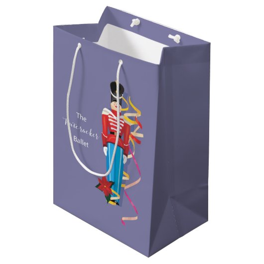 Nutcracker Dance Ballet Performance Gefeliciteerd Medium Cadeauzakje (Voorkant Gekanteld)