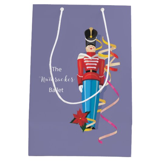 Nutcracker Dance Ballet Performance Gefeliciteerd Medium Cadeauzakje (Achterkant)