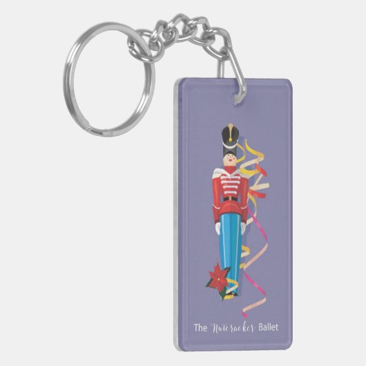 Nutcracker Dance Ballet Performance Gefeliciteerd Sleutelhanger (Voorkant Links)