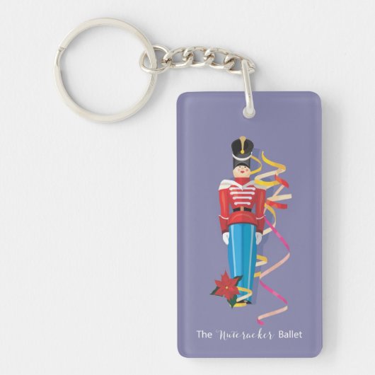 Nutcracker Dance Ballet Performance Gefeliciteerd Sleutelhanger (Voorkant)