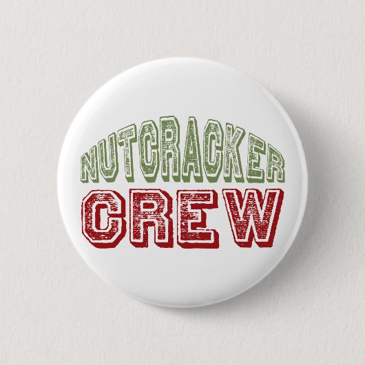 Nutcracker Dance Crew Design voor Kerstmis Ronde Button 5,7 Cm (Voorkant)