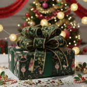 Nutcracker  Elegant Ballet Christmas Cadeaupapier