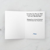 Nutcracker en Candy Cane-kerstkaart Kaart (Binnen)