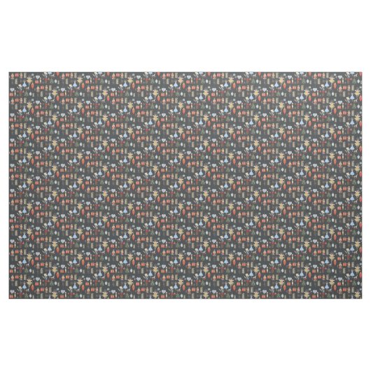 Nutcracker Fabric Dark Stof (Yard (91,4 cm))