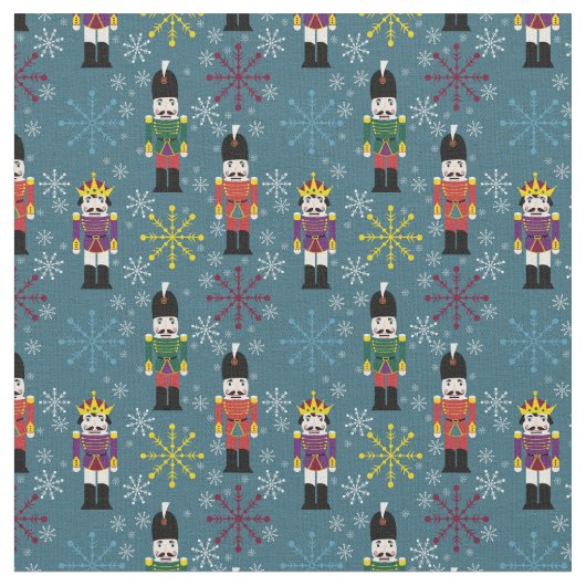 Nutcracker Fabric Stof (Close Up)