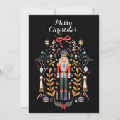 Nutcracker Familie met kerstkaart Kaart (Voorkant)