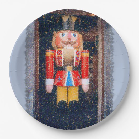 "NUTCRACKER" FEESTDAG PAPIEREN BORDEN BORDJE (Voorkant)