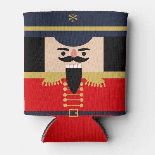 Nutcracker Feestdagen Soldaat Festive Blikjeskoeler (Voorkant)