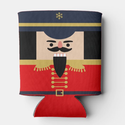 Nutcracker Feestdagen Soldaat Festive Blikjeskoeler (Achterkant)