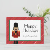 Nutcracker  feestdagenkaart (Staand voorkant)