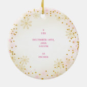 Nutcracker First Kerstkeramische versiering Keramisch Ornament (Achterkant)