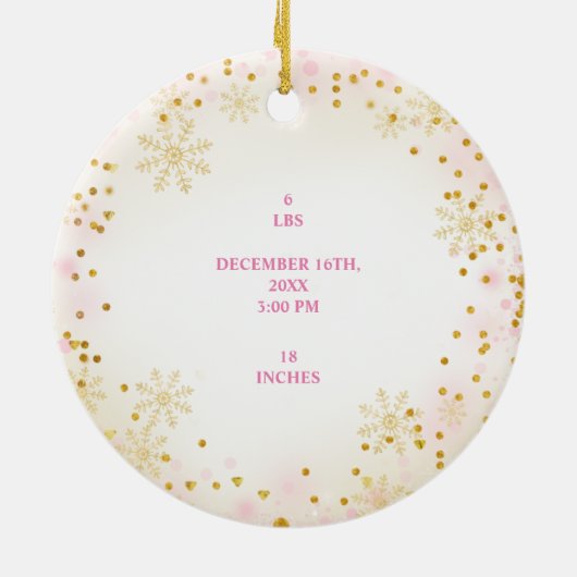 Nutcracker First Kerstkeramische versiering Keramisch Ornament (Achterkant)