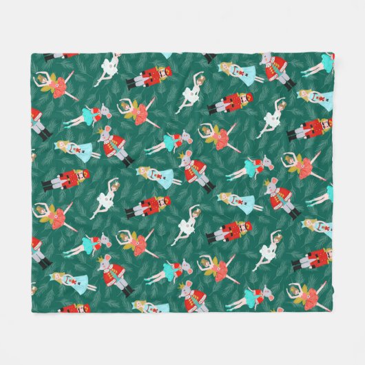 Nutcracker Fleece Blanket (Voorkant (Horizontaal))