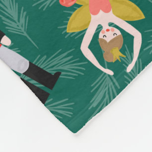 Nutcracker Fleece Blanket Deken