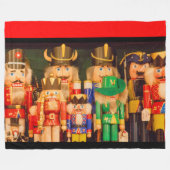 Nutcracker Fleece Throw Blanket (Voorkant (Horizontaal))