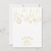 Nutcracker Friendsmas - Uitnodiging voor kerstfees (Achterkant)