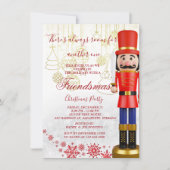Nutcracker Friendsmas - Uitnodiging voor kerstfees (Voorkant)