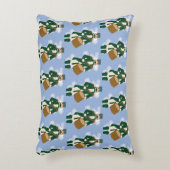 Nutcracker Frosted Blue Rectangular Cushion Accent Kussen (Voorkant(Verticaal))