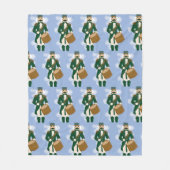 Nutcracker Frosted BlueFleece Blanket Fleece Deken (Voorkant)