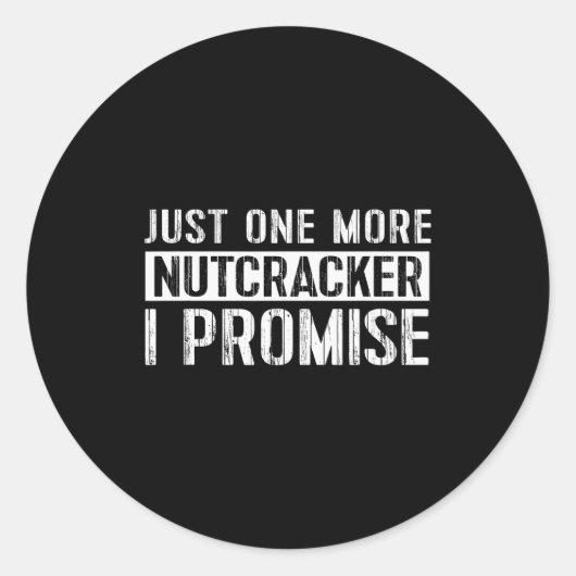 Nutcracker Gift Nutcracker Christmas Holiday Ronde Sticker (Voorkant)