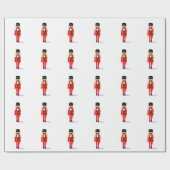 Nutcracker Gift Wrap Paper Cadeaupapier (Vlak)