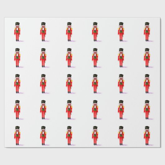 Nutcracker Gift Wrap Paper Cadeaupapier (Vlak)