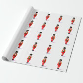 Nutcracker Gift Wrap Paper Cadeaupapier (Uitgerold)