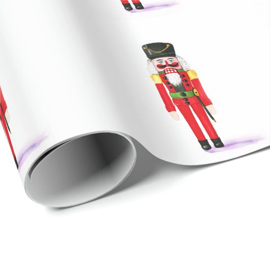 Nutcracker Gift Wrap Paper Cadeaupapier (Rol Hoek)