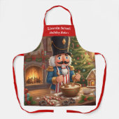 Nutcracker Holiday Baking Apron Schort (Voorkant)