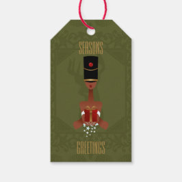 Nutcracker Holiday Cadeautong met kerstcadeaus Cadeaulabel