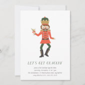 Nutcracker Holiday Cocktail Party Kaart (Voorkant)