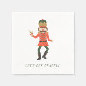 Nutcracker Holiday Cocktail Party Servet (Voorkant)
