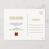 Nutcracker Holiday Gift Briefkaart met kerstmis (Achterkant)