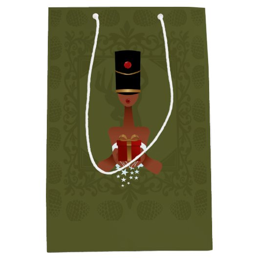 Nutcracker Holiday Gift kerstcadeau, gemiddeld Medium Cadeauzakje (Voorkant)