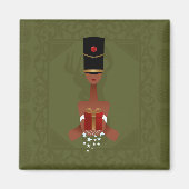 Nutcracker Holiday Gift Kerstmagneet Magneet (Voorkant)