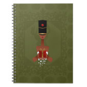 Nutcracker Holiday Gift Kerstspiraal Notitieboek (Voorkant)