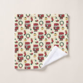 Nutcracker Holiday Kerstmis Bad Handdoek (Wasdoekje)