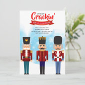 Nutcracker Holiday Kerstmis Kaart (Staand voorkant)