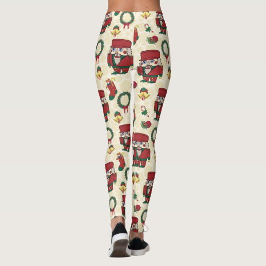 Nutcracker Holiday Kerstmis Leggings (Achterkant)